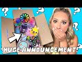 I GOT A HUGE BOX OF MYSTERY FIDGETS & SLIME + HUGE ANNOUNCEMENT 😱 (MUST SEE)