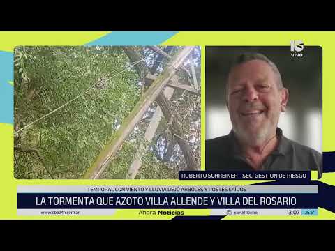 Una fuerte tormenta azotó a Villa Allende y Villa del Rosario