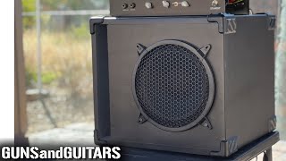 Video thumbnail for KILLER CHEAP and EASY DIY BASS CAB! (1x10 Custom Bass Guitar Cabinet) by Guns and Guitars