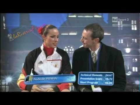 Europei Sheffield LADIES SP -11/28- Isabelle PIEMAN - 27/01/2012