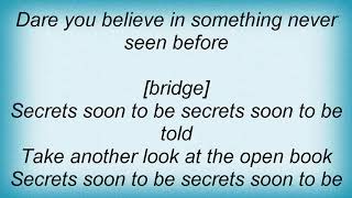Balance Of Power - Book Of Secrets Lyrics