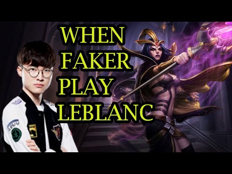 sk telecom T1 Faker LEBLANC vs QIYANA Mid   Patch 10 5 KR Ranked