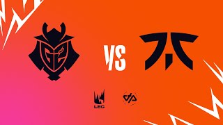 LEC Summer 2022 - W3D2 - G2 vs FNC