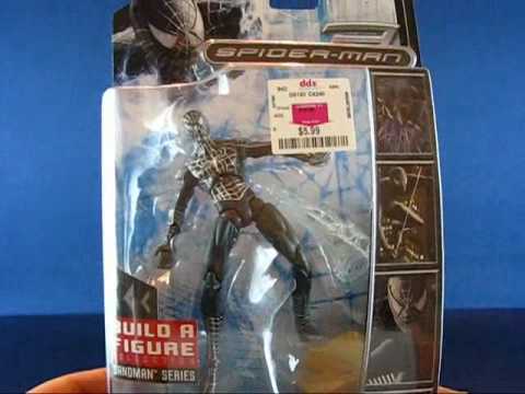 Build A Figure Collection Sandman Series Black-Suited Spider-Man