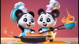 Handy Pandy – Desafio da Torre de Panquecas | English-Portuguese Nursery Rhyme