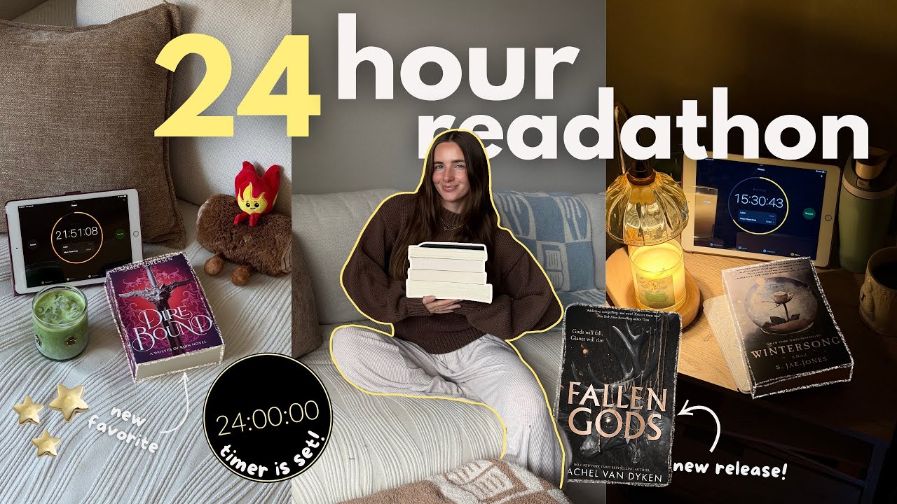 ✨24 hour readathon✨ to reach 100 books for 2025 *spoiler free*
