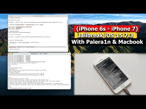 Jailbreak iOS 15.7.3 (iPhone 6s - iPhone 7)  With Palera1n & Macbook