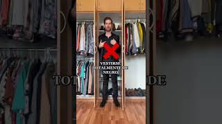 Errores de estilo TRAJE COLOR NEGRO Para Hombre