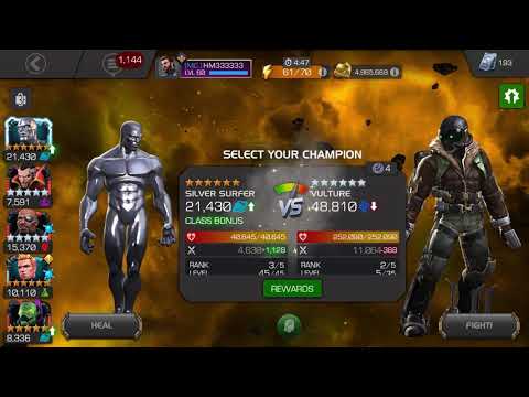 Silver Surfer - 6 Star Rank 3 - gameplay - Act 6.3.3 - Great damage!