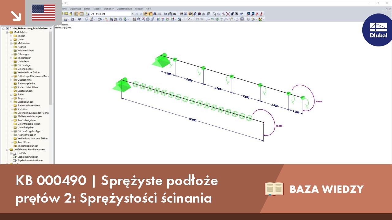 KB 000490 | Sprężyste podłoże prętów 2: Sprężystości ścinania