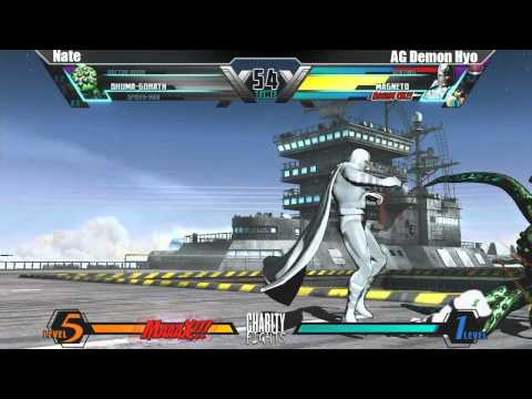 UMVC3 Nate vs AG Demon Hyo - Charity Fights Tournament