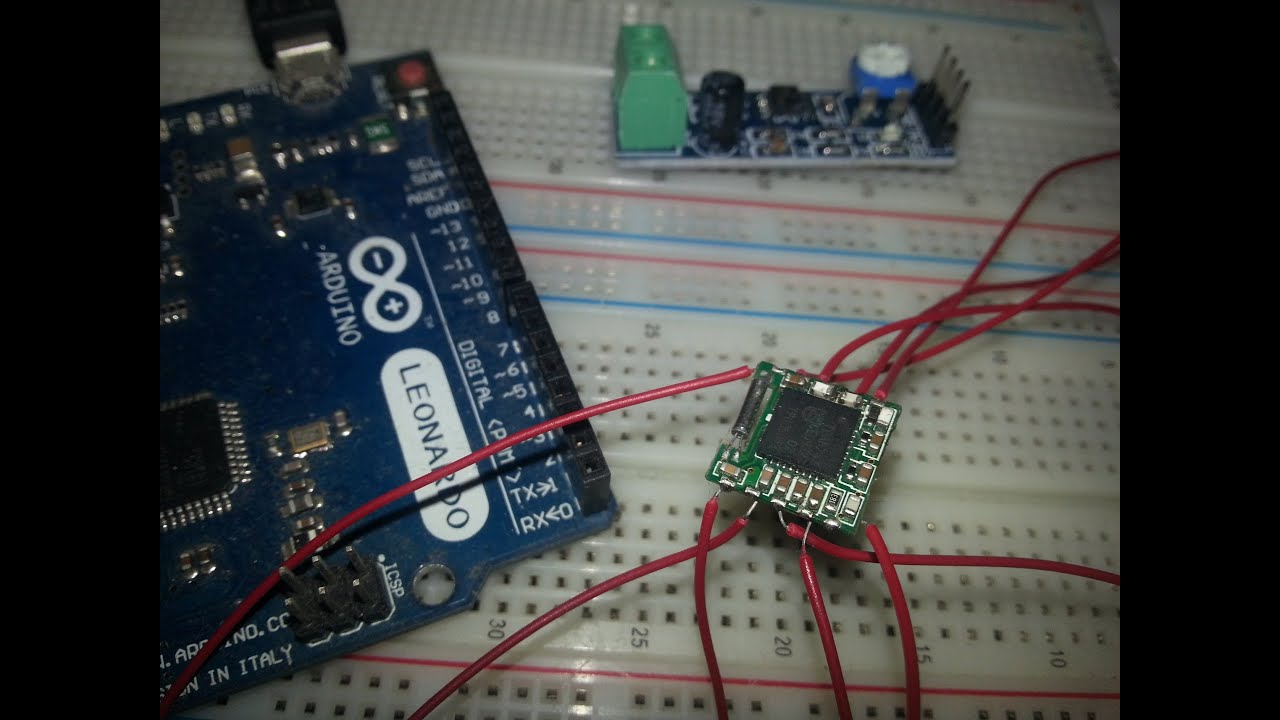 Using the arduino to tune into radio stations via i2c TEA5767 radio module