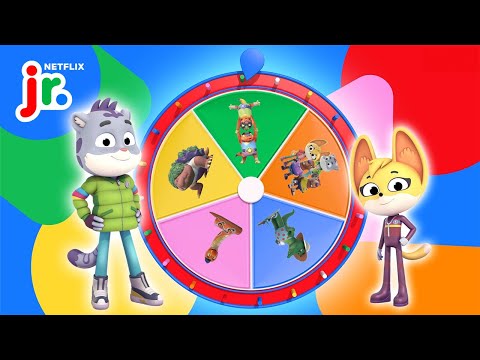 Mystery Wheel of Reptiles! 🐍 The Creature Cases | Netflix Jr