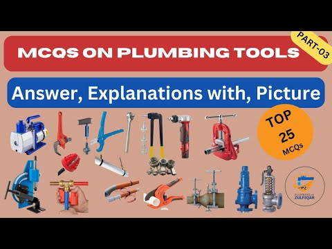 MCQS on Plumbing Tools Part 01 II Top 25 MCQS on plumbing Tools