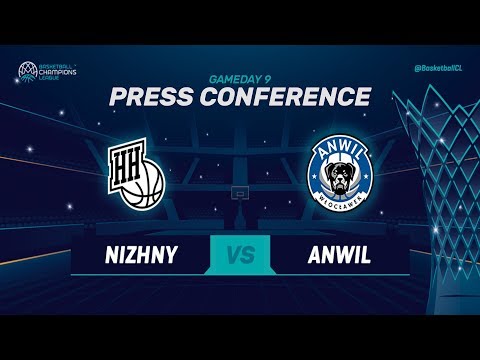 Nizhny Novgorod v Anwil - Press Conference - Basketball Champions League 2018-19