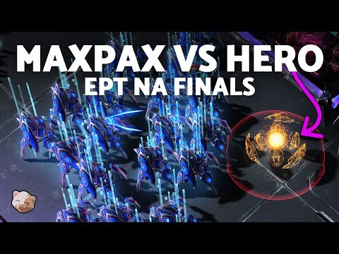 MAXPAX'S SICK DISRUPTOR BAIT vs HERO | EPT NA #109 Grand Finals (Bo5 PvP) - StarCraft 2