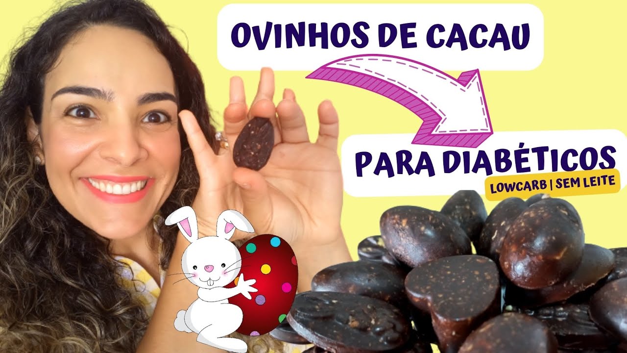 Ovinhos De Cacau Para Diabéticos | Sem Leite | Lowcarb | Glicose Controlada Na Páscoa👍