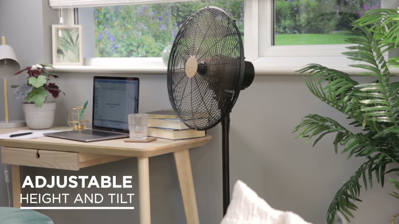 Russell Hobbs Scandi Style 16 Inch Pedestal Fan Dunelm