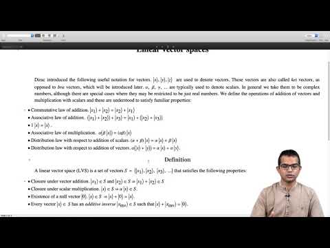 mod01lec02 - Linear vector spaces