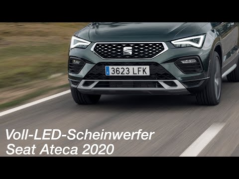 2020 Seat Ateca Facelift: Voll-LED-Scheinwerfer inkl. Kurvenlicht Test [4K] - Autophorie Extra