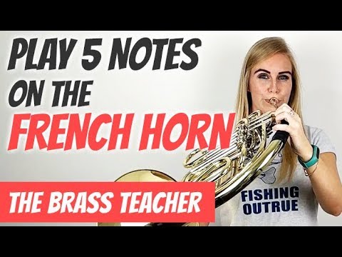 🎵 Learn 5 Notes On The French Horn! Beginner French Horn Lesson (#5)