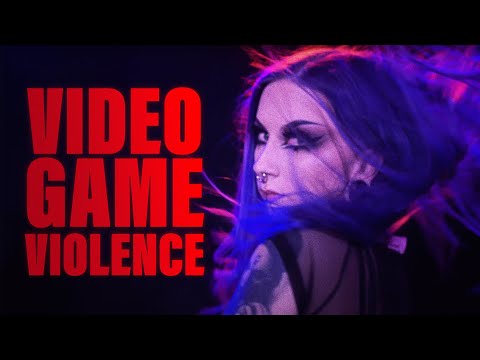 NIGHTSTOP - Video Game Violence (feat. Veera Emilia) Lyric Video
