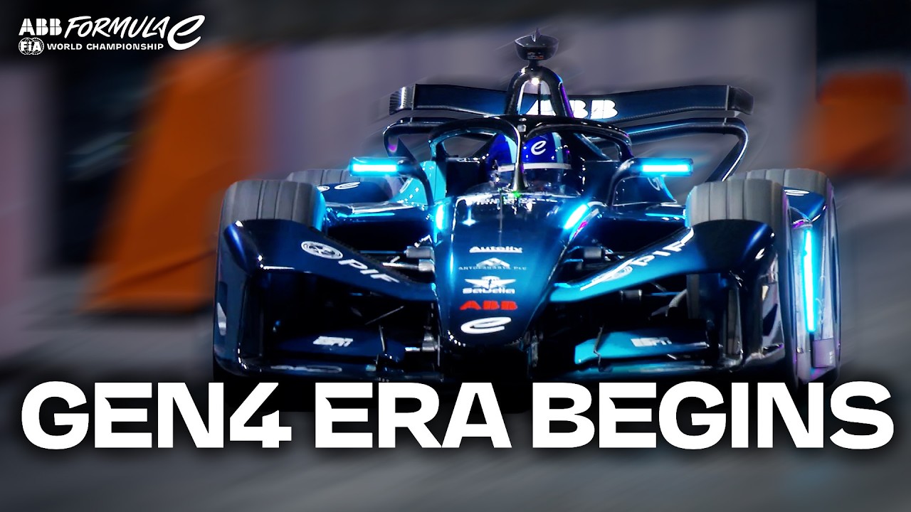 Formula E Gen4 electric race car