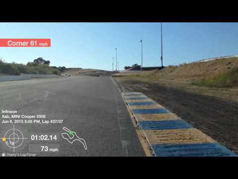 Sonoma Raceway 6/6/15 - Windshield view, fastest lap of the day, 2m 14.29s