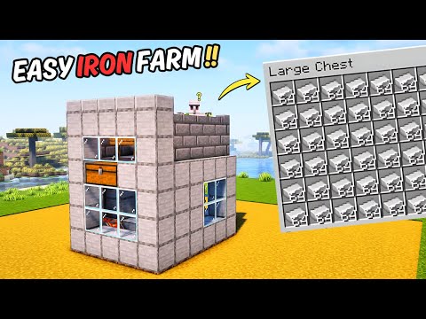 Unbelievable Minecraft Iron Farm Hack!