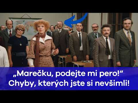 „Marečku, podejte mi pero!“: Chyby, kterých jste si nevšimli!