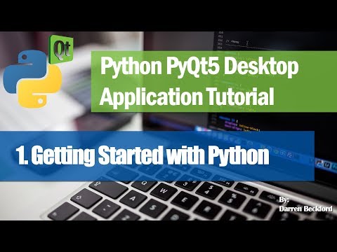 1 Getting Started With Python Python Pyqt5 Desktop Application Development Tutorial