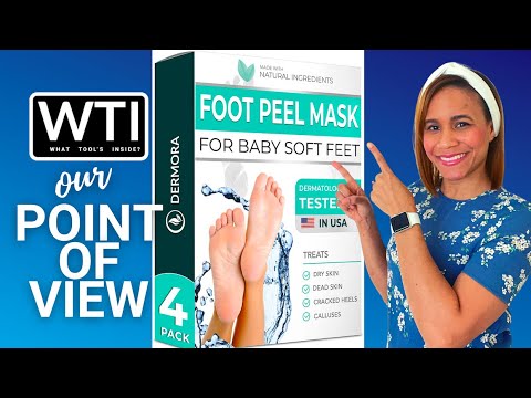 DERMORA Foot Peel Mask - WTI product video review