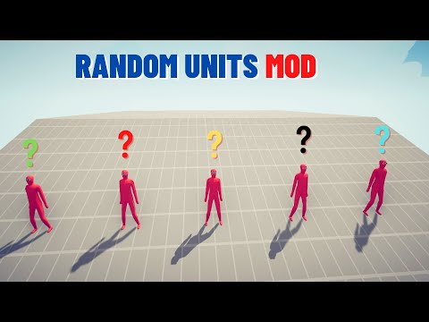 5x RANDOM UNITS vs EVERY UNIT - RANDOM UNITS MOD - Totally Accurate Battle Simulator TABS