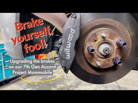 7th Gen Accord Wilwood Calipers and Brake Lines: Mommobile Brakes Upgrade