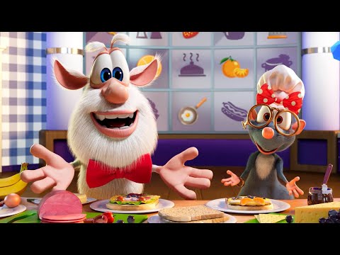 Booba 😋 Food and drinks 🍜🥤 FUNNY Compilation - Funny cartoons for kids - Booba ToonsTV