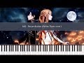 Sword Art Online OST - Reconciliation Piano Cover ...