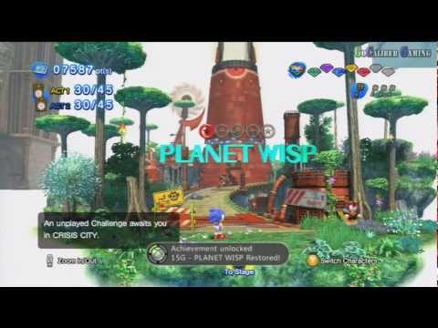 Sonic Generations -  part 83 Walkthrough - Planet Wisp Act 1