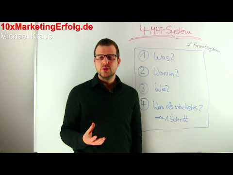 NewMarketing Kernprinzip 4-MAT-System