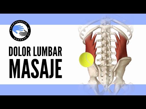 Masaje con pelota para el dolor lumbar