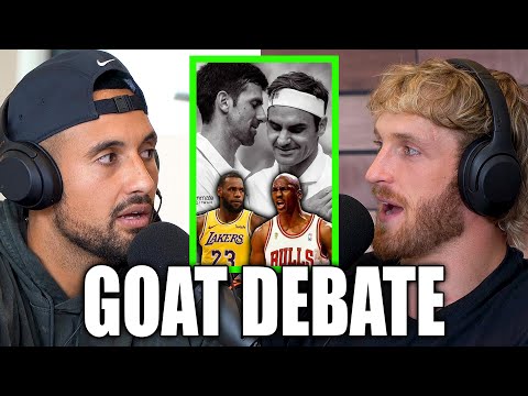 Djokovic VS Federer, LeBron VS Jordan, Who Is GOAT? | Nick Kyrgios