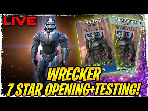 7 STAR WRECKER PACK OPENING + TESTING LIVE - GRAND ARENA RETURNS - WHALE OR FAIL