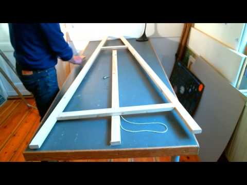 Staffelei selber bauen - Bauanleitung (Material: ca. 10 Euro)