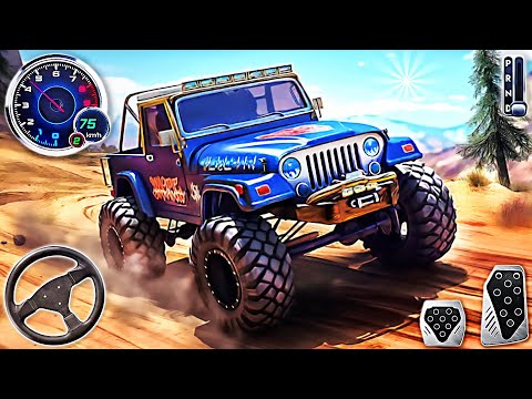 4x4 Luxury SUV Prado Stunts Game 3D - Offroad Uphill Jeep Driving Sim | Android Gameplay