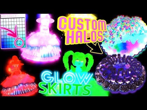 HOW TO MAKE ANY COLOR SKIRT GLOW & CHANGE HALO COLORS! Royale High Update Tutorial