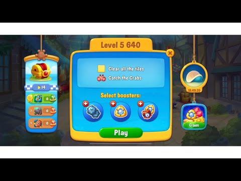 Fishdom game, level 5640 catch the crabs