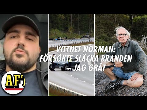 Lars Vilks och två poliser döda i olycka – Norman såg kraschen: ”Försökte släcka branden”
