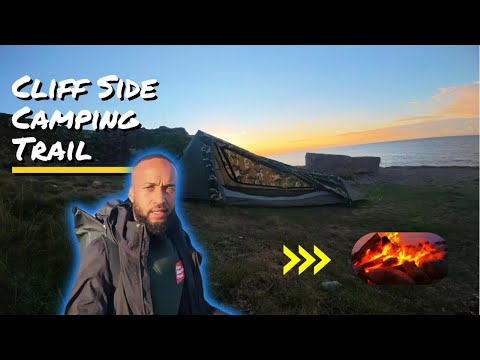 Camping Alone on the Cliffs of Dorset