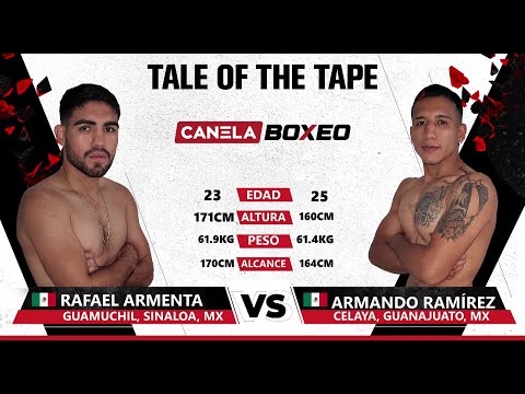 Rafael Armenta takes on Armando Ramirez for Canela Boxeo