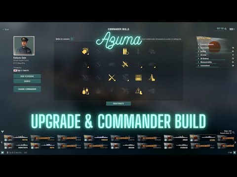 World of Warships - Azuma: Upgrade & Commander Build