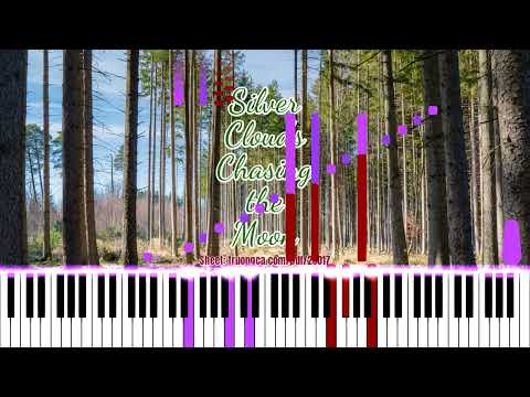 Silver Clouds Chasing The Moon | Piano with Sheet PDF + MIDI/Mp3